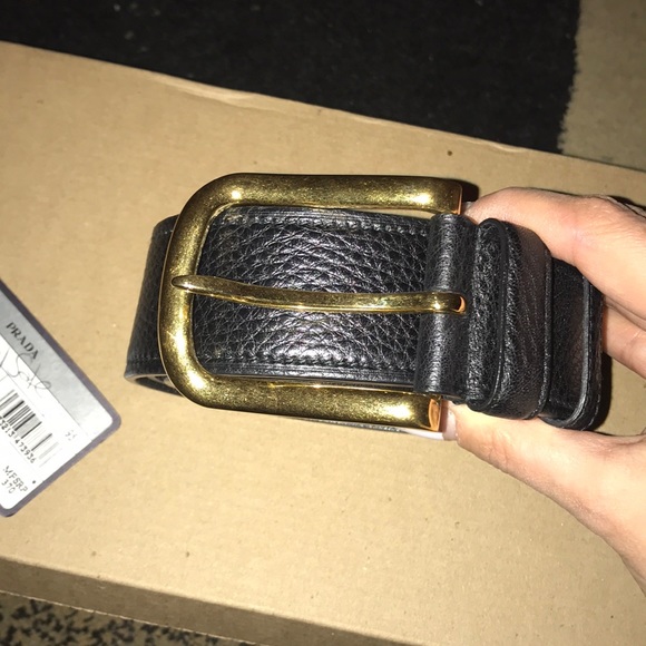 Prada Accessories - 100% AUTHENTIC Prada Leather Unisex Belt Prada Accessories - 100% AUTHENTIC Prada Leather Unisex Belt
